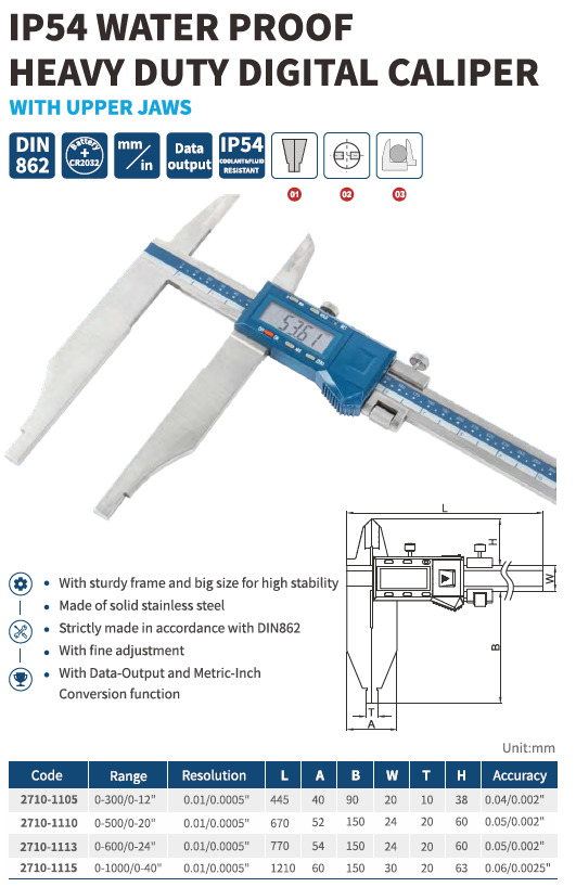 Çift Çene Çıkışlı Dijital Kumpas
