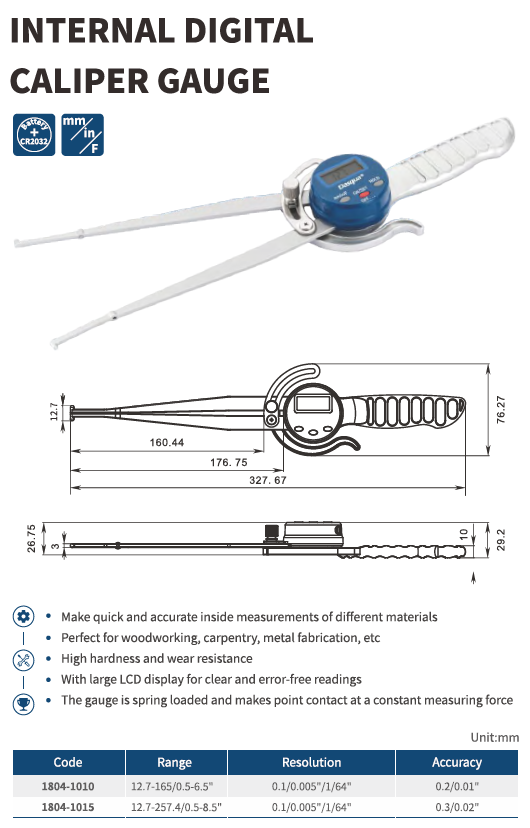 Dijital İç Çap Kanal Komparatörü