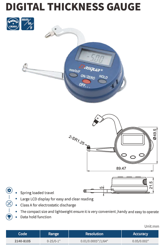 Dijital Kalınlık Ölçme