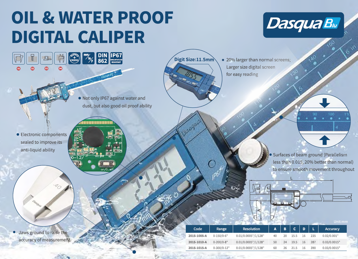 Dijital Kumpas Yağa Suya Dirençli