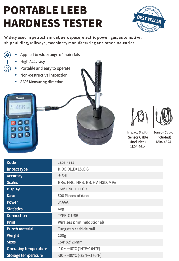 Portatif Sertlik Ölçme Cihazı